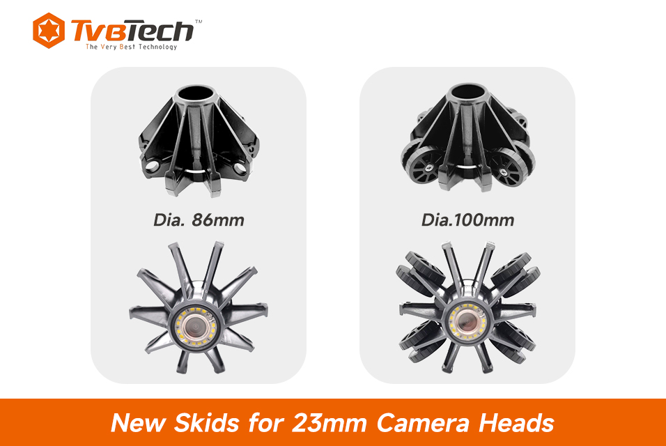 New Skids for 23mm Camera Heads (Optional)