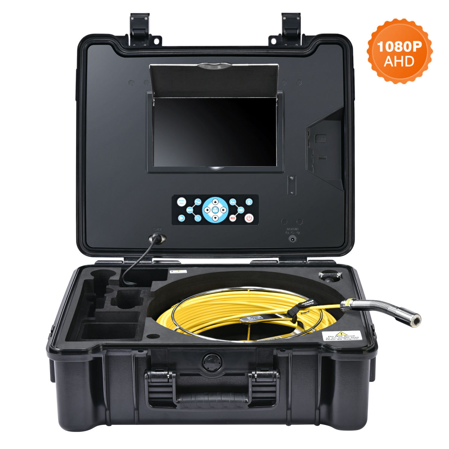 TVBTech, Video Pipe Inspection Camera 23mm/20m cable, 7 monitor w/DVR  feature - Adeptor AS